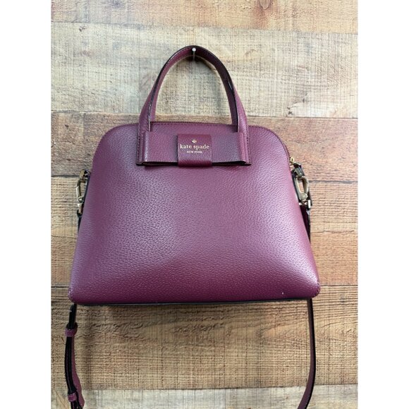 Kate Spade New York Matthews Street Maise Leather Satchel Purse - Picture 5 of 14